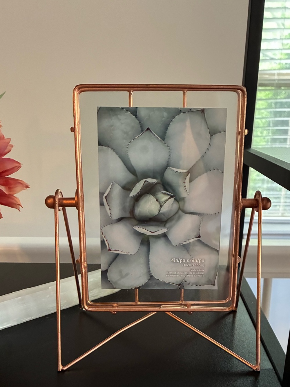 Rustic Copper Tone Metal Photo Frame Stand - Picture 10 of 13
